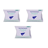 Perobar 2.5% Cleansing Bar 75gm, PACK OF 3